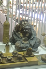 Funny budda in this fancy-looking store