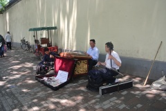 Really cool handicapped street artists - they were quite good!