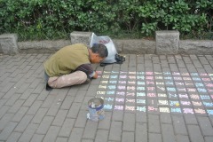 I wish I could understand what he was writing, although the mystery probably makes it so beautiful