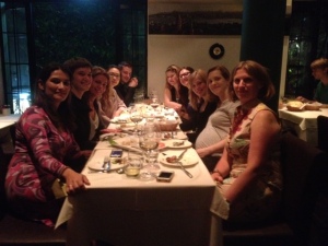 Goodbye dinner of Carmen, Lin, Wynanda & Anne